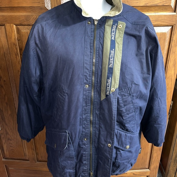 Pacific Trail VTG Size Large Blue Quality Outdoor Wear A Division Of London Fog - Picture 1 of 12